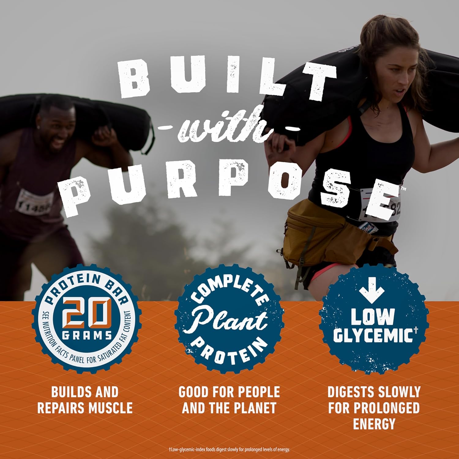 بار بروتين كليف بيلدرز - زبدة الفول السوداني بالشوكولاتة - 20 غرام بروتين نباتي - 2.4 أونصة (12 بار) 