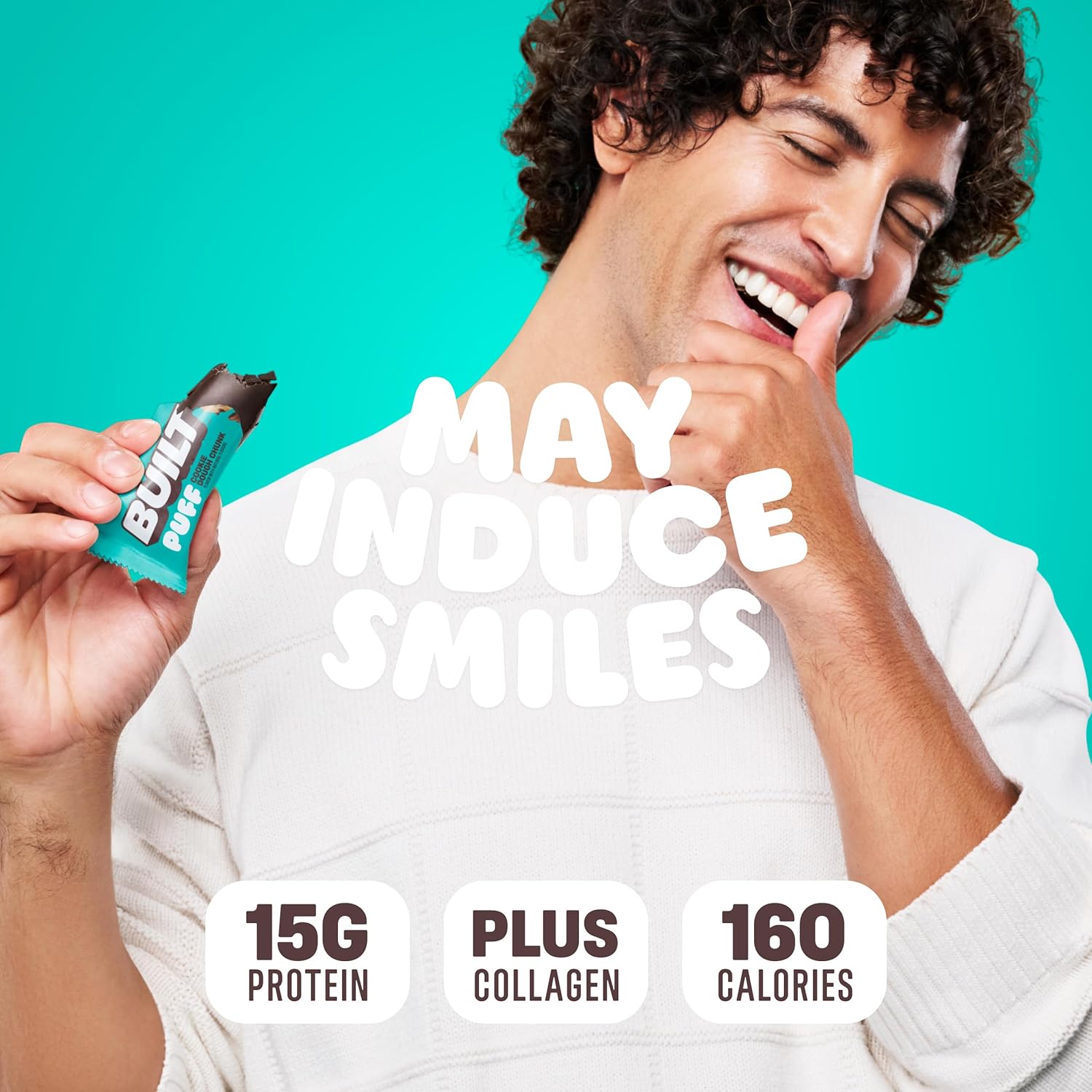 ألواح بروتين باف من بيلت بار - 15 جرام بروتين، 160 سعر حراري، 8 جرام سكر، 12 قطعة 