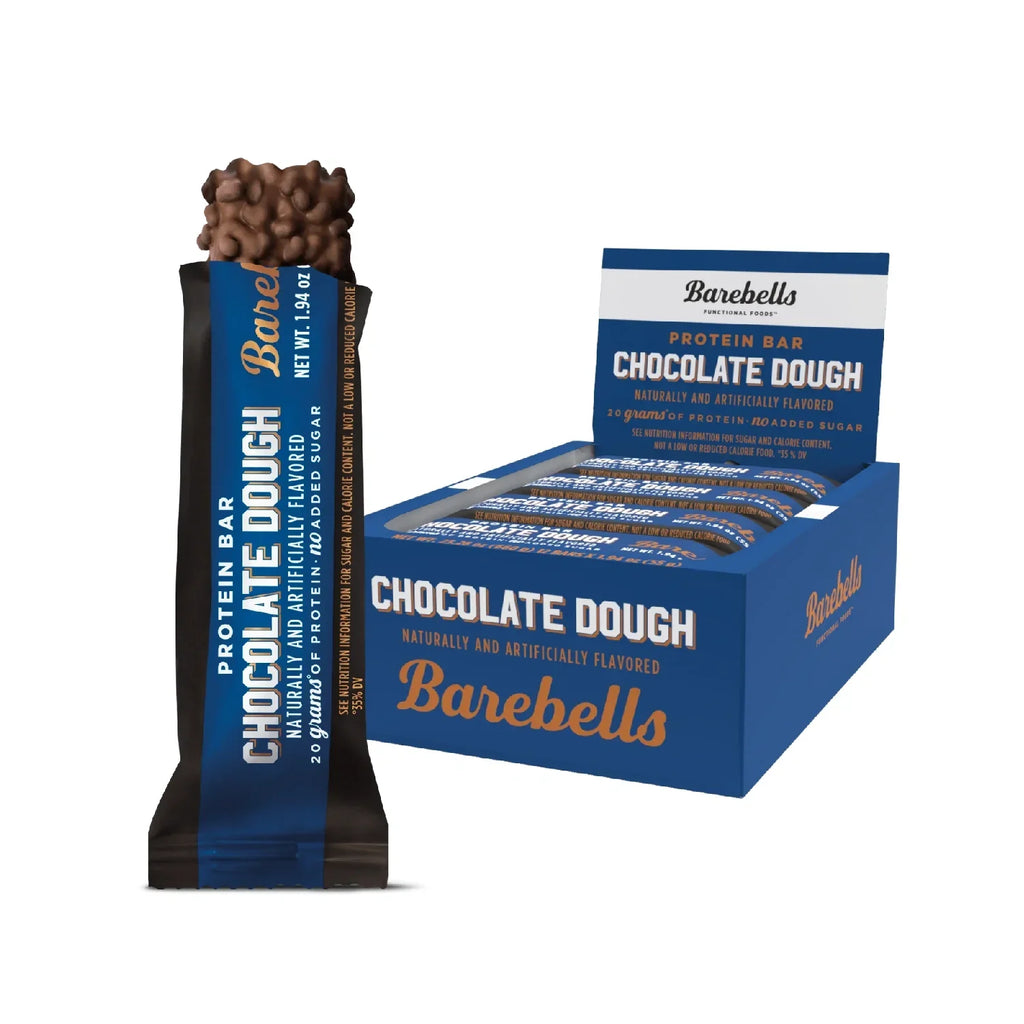 بارات بروتين باربيلز - ١٢ قطعة، ٢٠ غرام من مكافآت البروتين الغنية - بار شوكولاتة مغذي مع ١ غرام من إجمالي السكريات 