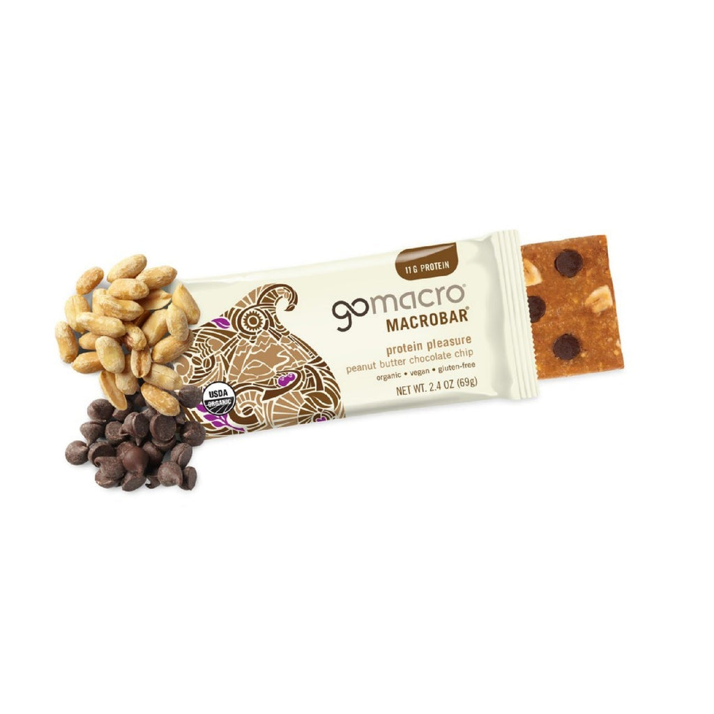 أشرطة بروتين نباتية عضوية من GoMacro MacroBar، 11 جرامًا من البروتين النباتي، 280 سعرًا حراريًا (2.3 أونصة، 12 قطعة) 