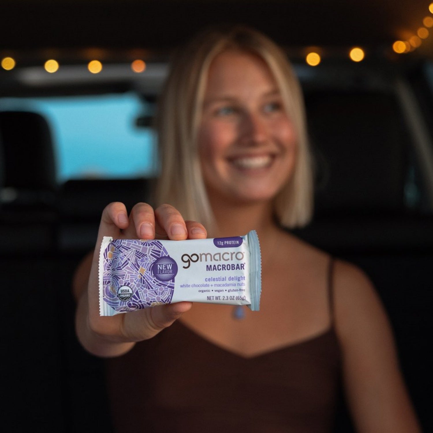 أشرطة بروتين نباتية عضوية من GoMacro MacroBar، 11 جرامًا من البروتين النباتي، 280 سعرًا حراريًا (2.3 أونصة، 12 قطعة) 